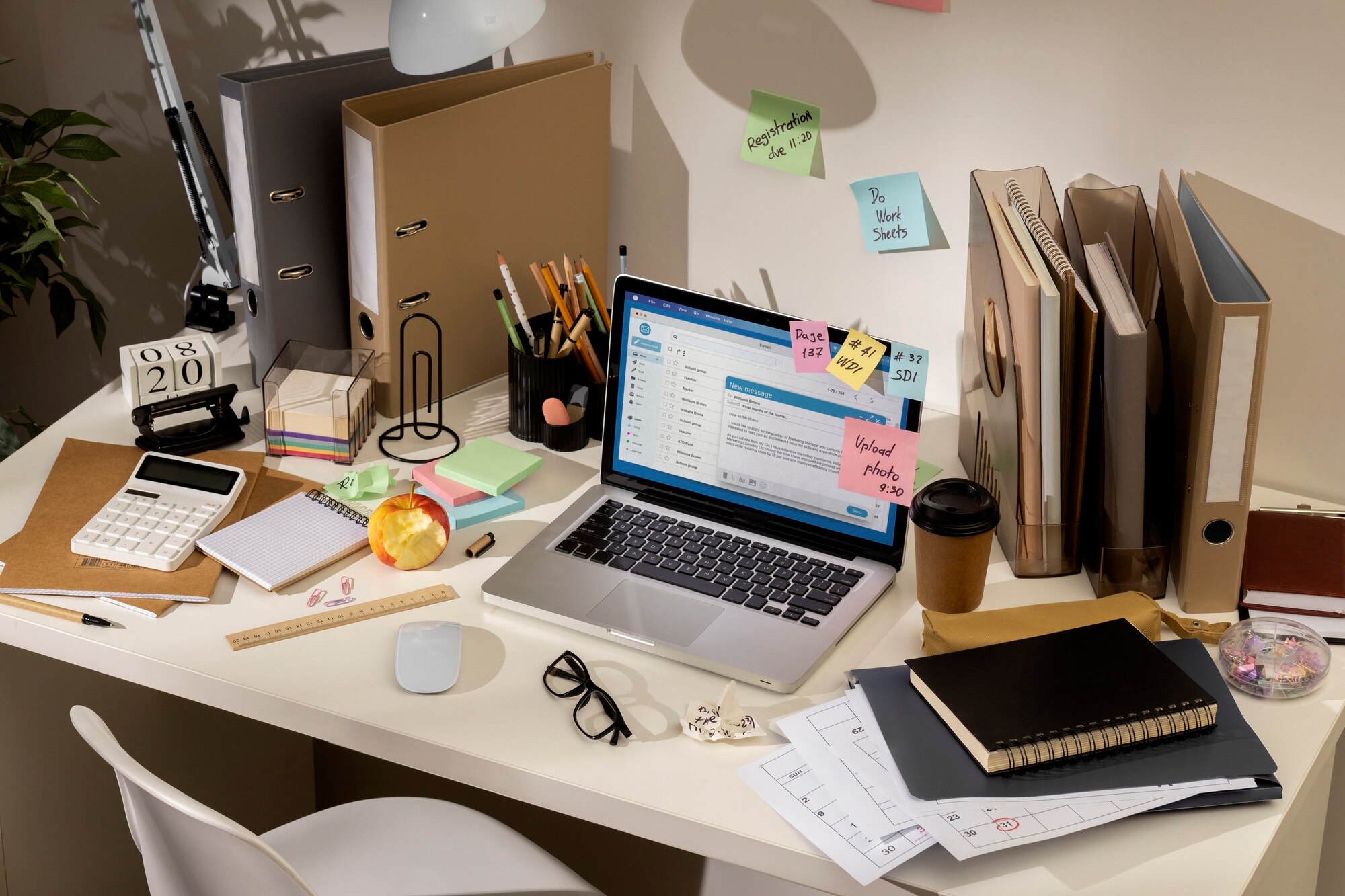 Organización del escritorio